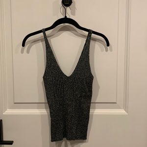 FOREVER21 metallic tank top